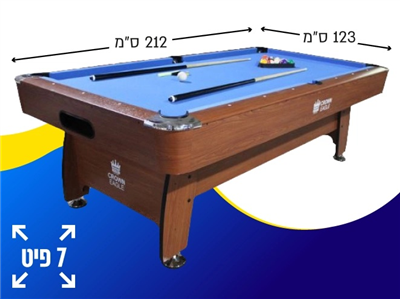 שולחן סנוקר 7 פיט CROWN EAGLE